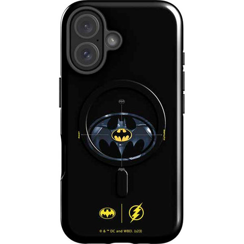 DC Comics The Flash Movie: Batman Multiverse Logos iPhone 16 Plus Magsafe Impact Case